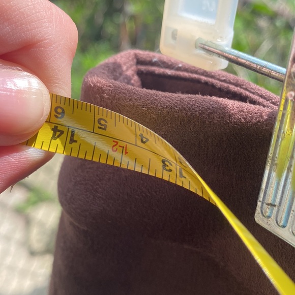 Mark New York Andrew Marc Chocolate Brown Suede Dress Pants Size S - Picture 5 of 7